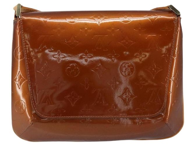 LOUIS VUITTON Borsa Thompson Street Monogram Vernis Bronzo M91124 LV Auth LNZ063 - vista 2