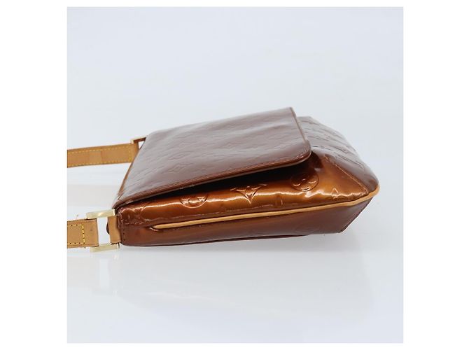 LOUIS VUITTON Borsa Thompson Street Monogram Vernis Bronzo M91124 LV Auth LNZ063 - vista 4