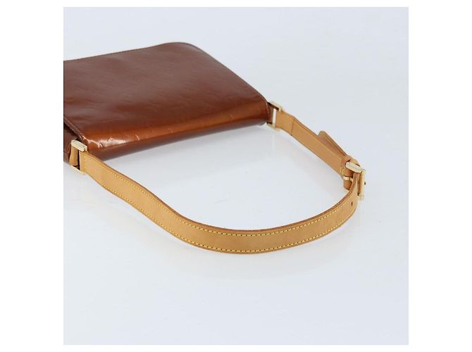 LOUIS VUITTON Borsa Thompson Street Monogram Vernis Bronzo M91124 LV Auth LNZ063 - vista 7