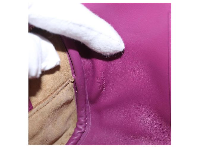 LOEWE Anagram Studio Ghibli Americana 28 Borsa in Pelle 2way Viola Auth 172539SM D'oro Porpora - vista 11