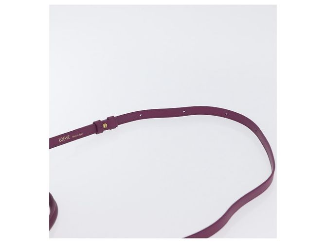 LOEWE Anagram Studio Ghibli Americana 28 Borsa in Pelle 2way Viola Auth 172539SM D'oro Porpora - vista 15