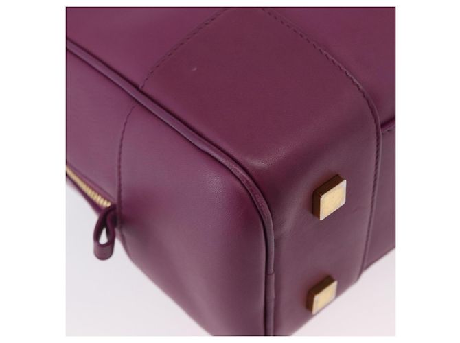 LOEWE Anagram Studio Ghibli Americana 28 Borsa in Pelle 2way Viola Auth 172539SM D'oro Porpora - vista 18