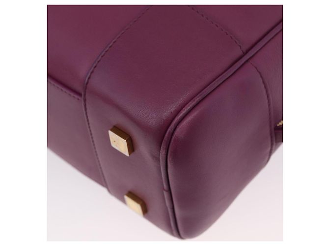 LOEWE Anagram Studio Ghibli Americana 28 Borsa in Pelle 2way Viola Auth 172539SM D'oro Porpora - vista 19