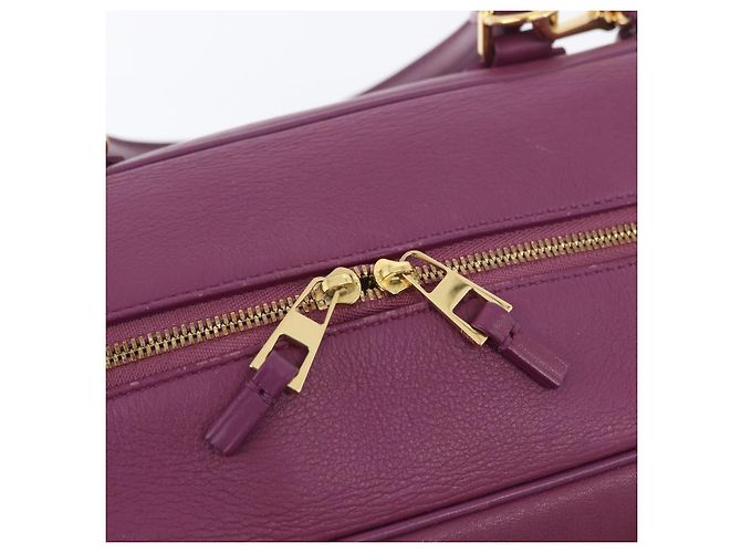 LOEWE Anagram Studio Ghibli Americana 28 Borsa in Pelle 2way Viola Auth 172539SM D'oro Porpora - vista 22