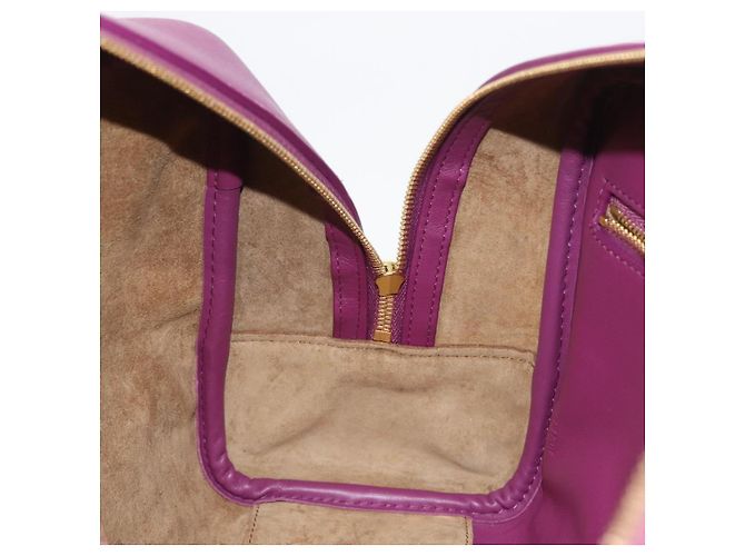 LOEWE Anagram Studio Ghibli Americana 28 Borsa in Pelle 2way Viola Auth 172539SM D'oro Porpora - vista 25