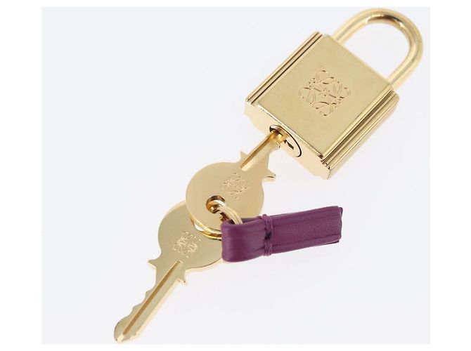 LOEWE Anagram Studio Ghibli Americana 28 Borsa in Pelle 2way Viola Auth 172539SM D'oro Porpora - vista 28