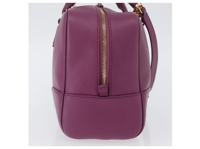 LOEWE Anagram Studio Ghibli Americana 28 Borsa in Pelle 2way Viola Auth 172539SM D'oro Porpora - vista 4