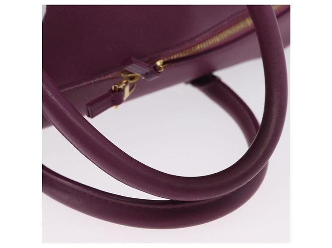 LOEWE Anagram Studio Ghibli Americana 28 Borsa in Pelle 2way Viola Auth 172539SM D'oro Porpora - vista 7