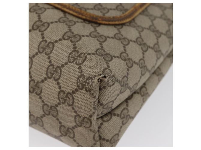 Borsa tote Gucci GG Supreme Web Sherry Line in PVC beige e rosso 39 02 003 Auth ki6528 - vista 15