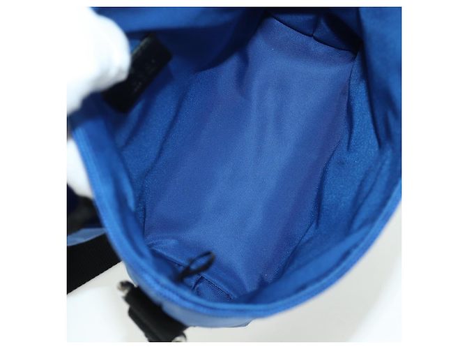 Borsa a Spalla GG Canvas Gucci Blu 643858 Auth LNZ169M - vista 10