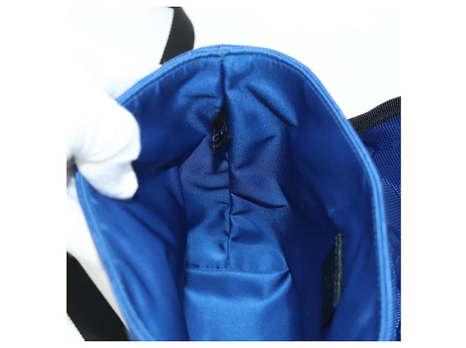 Borsa a Spalla GG Canvas Gucci Blu 643858 Auth LNZ169M - vista 23