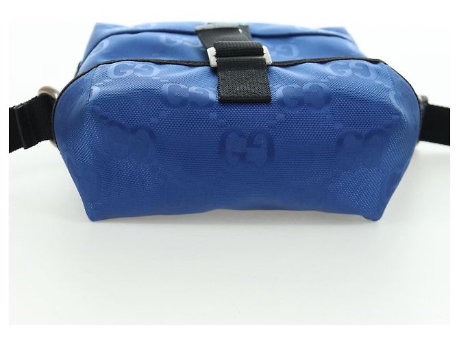 Borsa a Spalla GG Canvas Gucci Blu 643858 Auth LNZ169M - vista 6