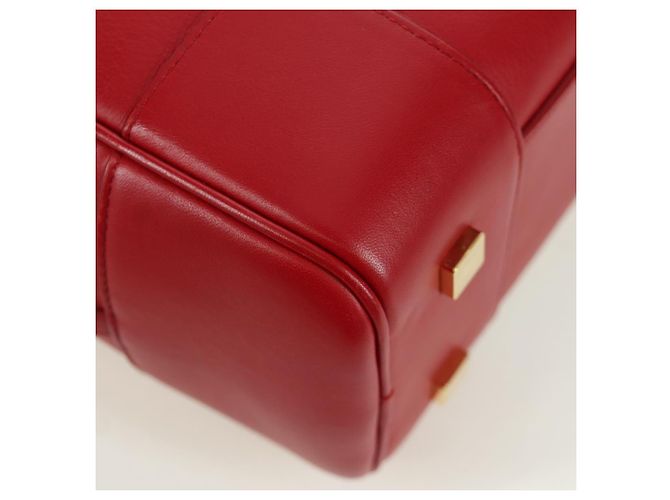 LOEWE - Amazona 21 Tasche aus rotem Leder Spirited Away von Studio Ghibli Auth 166973SM Golden - Ansicht 17