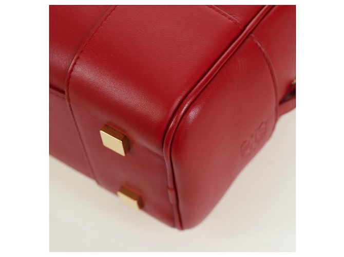 LOEWE - Amazona 21 Tasche aus rotem Leder Spirited Away von Studio Ghibli Auth 166973SM Golden - Ansicht 18