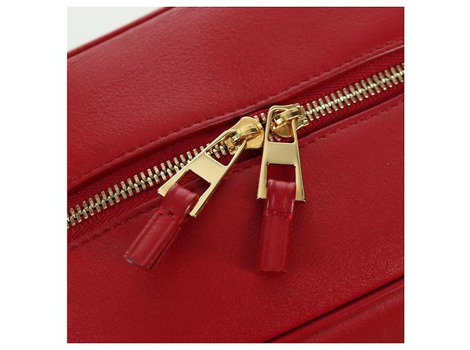 LOEWE - Amazona 21 Tasche aus rotem Leder Spirited Away von Studio Ghibli Auth 166973SM Golden - Ansicht 21