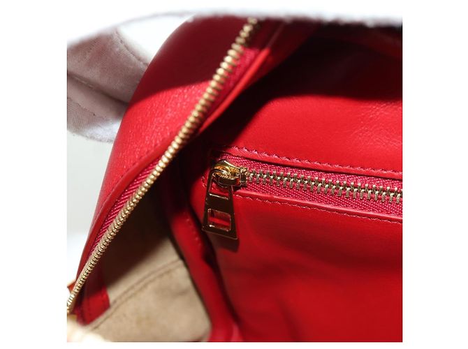LOEWE - Amazona 21 Tasche aus rotem Leder Spirited Away von Studio Ghibli Auth 166973SM Golden - Ansicht 25