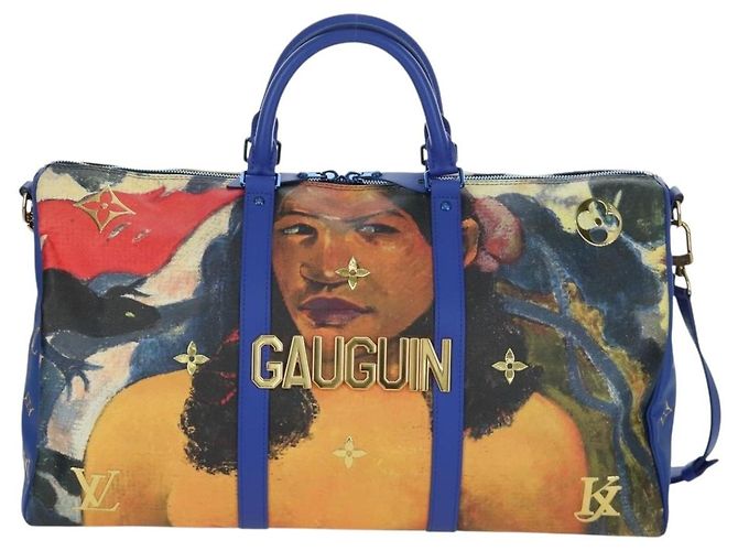 LOUIS VUITTON Collezione Masters GAUGUIN Keepall Bandouliere 50 LV Auth 173307SM - vista 13