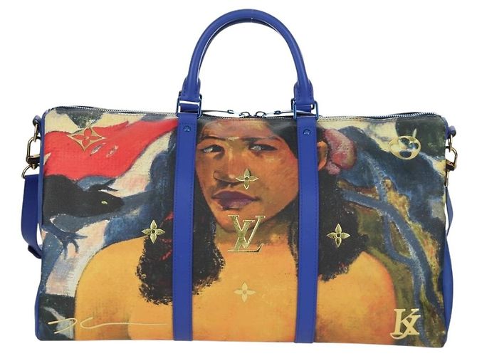 LOUIS VUITTON Collezione Masters GAUGUIN Keepall Bandouliere 50 LV Auth 173307SM - vista 2