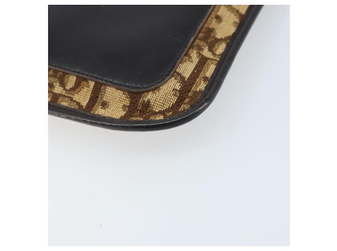 Borsa a Spalla in Tela Trotter Christian Dior Beige Auth LNZ041 - vista 14