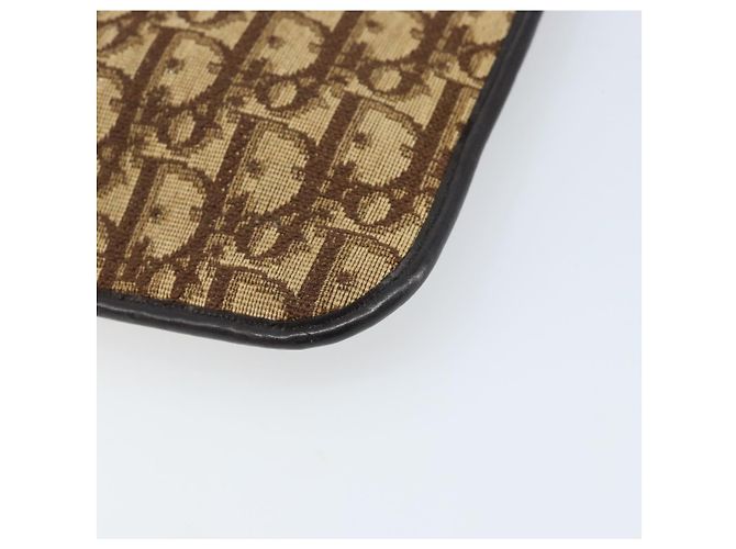 Borsa a Spalla in Tela Trotter Christian Dior Beige Auth LNZ041 - vista 16