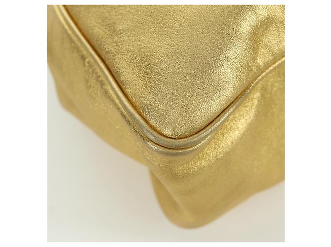 Zaino in pelle Bottega Veneta oro Auth 172406V D'oro - vista 15