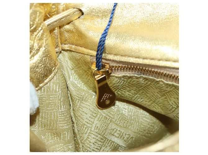 Zaino in pelle Bottega Veneta oro Auth 172406V D'oro - vista 25