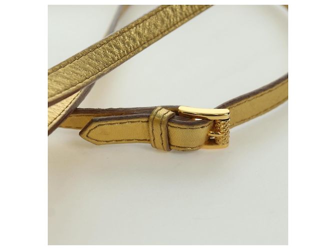 Zaino in pelle Bottega Veneta oro Auth 172406V D'oro - vista 9