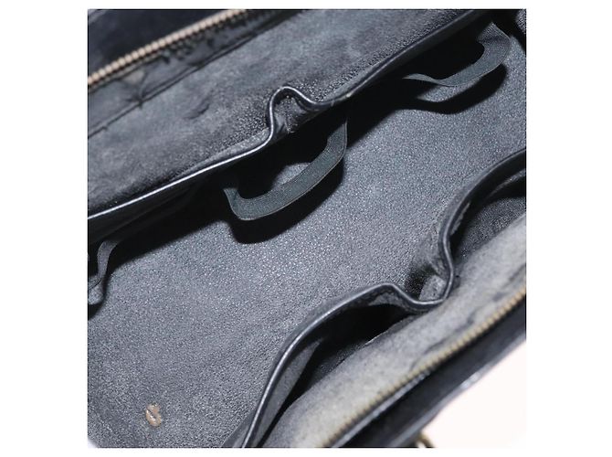 LOUIS VUITTON Borsa a Mano Epi Riviera Nera M48182 LV Auth LNZ511 Nero - vista 10
