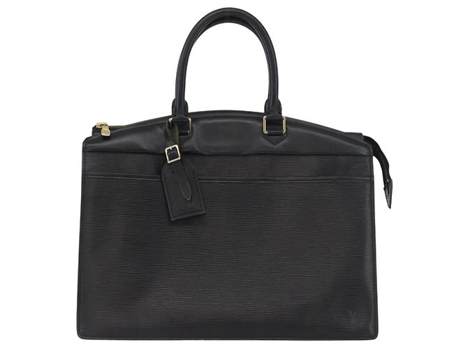 LOUIS VUITTON Borsa a Mano Epi Riviera Nera M48182 LV Auth LNZ511 Nero - vista 13