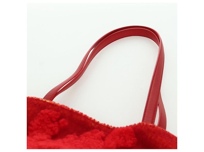 LOEWE - Bolsa Flamenco Calcifer de Ghibli - Castelo Móvel do Howl Auth 166906SM Vermelho - vista 14
