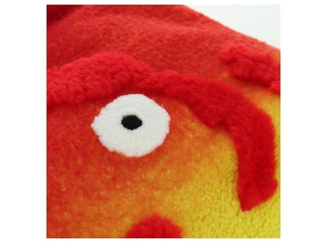 LOEWE - Bolsa Flamenco Calcifer de Ghibli - Castelo Móvel do Howl Auth 166906SM Vermelho - vista 19