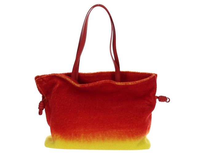 LOEWE - Bolsa Flamenco Calcifer de Ghibli - Castelo Móvel do Howl Auth 166906SM Vermelho - vista 2