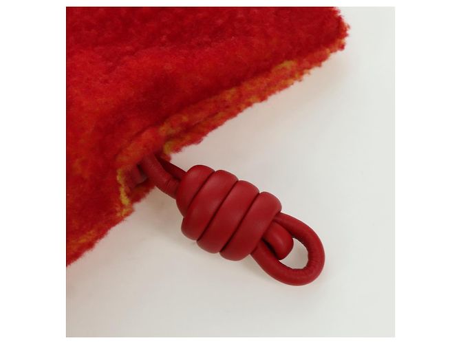 LOEWE - Bolsa Flamenco Calcifer de Ghibli - Castelo Móvel do Howl Auth 166906SM Vermelho - vista 9