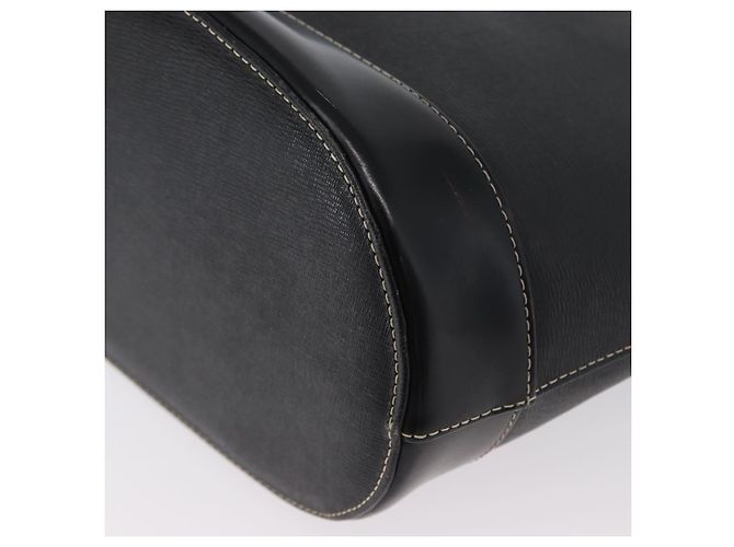 Borsa Tote in Pelle Nera e Oro Auth ka2760 di BURBERRY Nero D'oro - vista 14