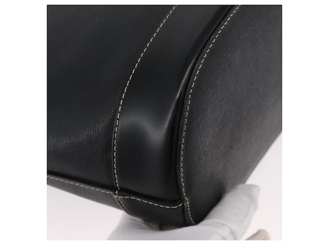 Borsa Tote in Pelle Nera e Oro Auth ka2760 di BURBERRY Nero D'oro - vista 15