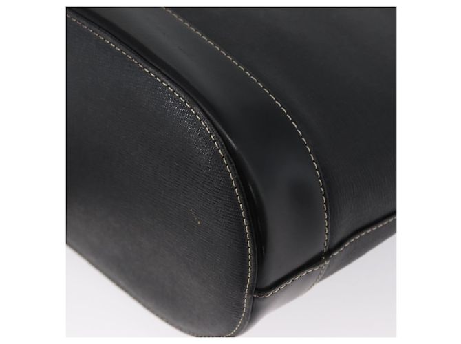 Borsa Tote in Pelle Nera e Oro Auth ka2760 di BURBERRY Nero D'oro - vista 16