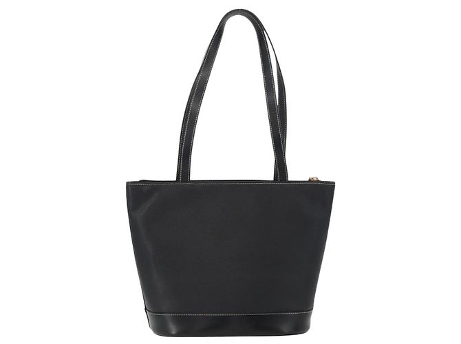 Borsa Tote in Pelle Nera e Oro Auth ka2760 di BURBERRY Nero D'oro - vista 2