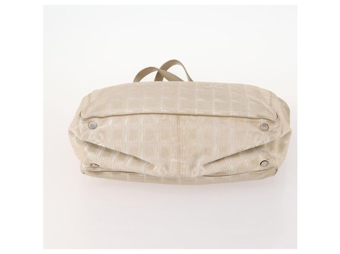 CHANEL Nueva Bolsa Tote de Viaje de Nylon 3 Set Beige CC Auth ep13033 - vista 7