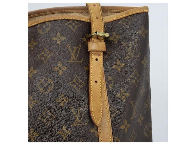 LOUIS VUITTON Borsa a Spalla Monogram Bucket GM M42236 LV Auth 159651 Monogramma - vista 10