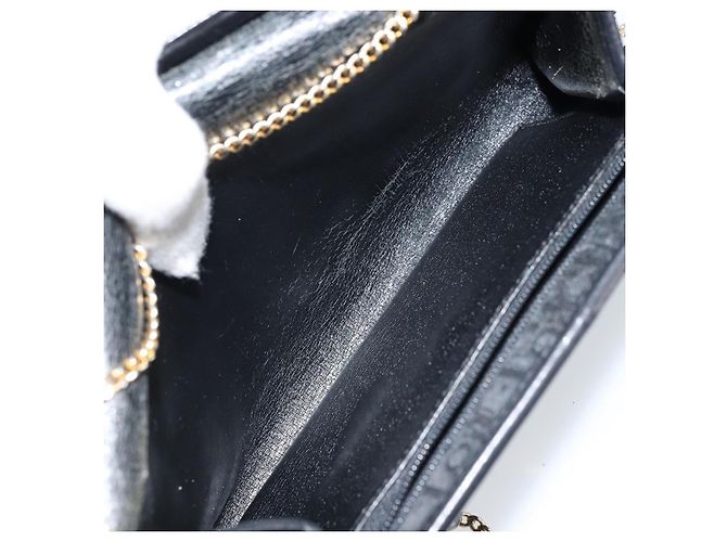Borsa a spalla in tela Trotter Christian Dior nera e oro Auth bs33658 Nero D'oro - vista 11