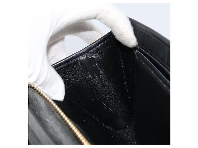 Borsa a spalla in tela Trotter Christian Dior nera e oro Auth bs33658 Nero D'oro - vista 19