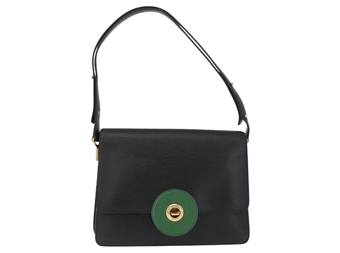 LOUIS VUITTON Borsa a Spalla Epi Free Run Nera M52402 LV Auth 172698 Nero - vista 13