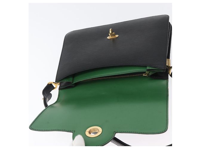 LOUIS VUITTON Borsa a Spalla Epi Free Run Nera M52402 LV Auth 172698 Nero - vista 18