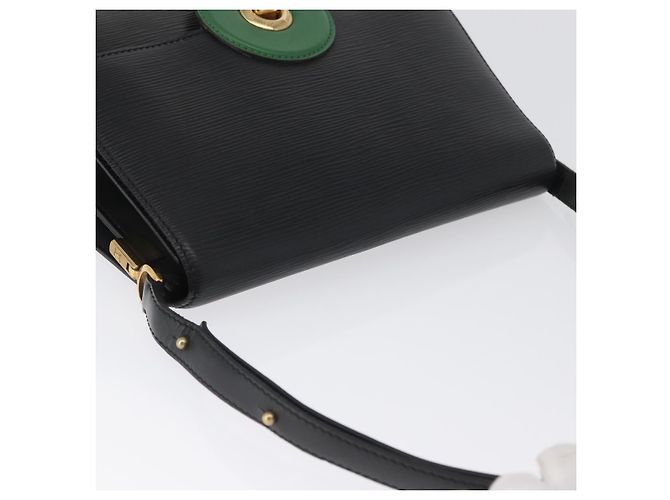 LOUIS VUITTON Borsa a Spalla Epi Free Run Nera M52402 LV Auth 172698 Nero - vista 6