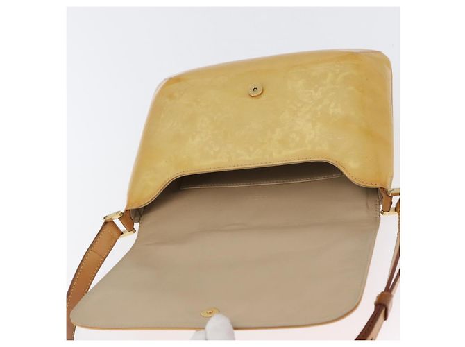 LOUIS VUITTON Bolsa Thompson Street Monogram Vernis Beige M91301 LV Auth LNZ465 - vista 10