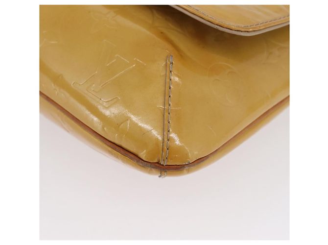 LOUIS VUITTON Bolsa Thompson Street Monogram Vernis Beige M91301 LV Auth LNZ465 - vista 15