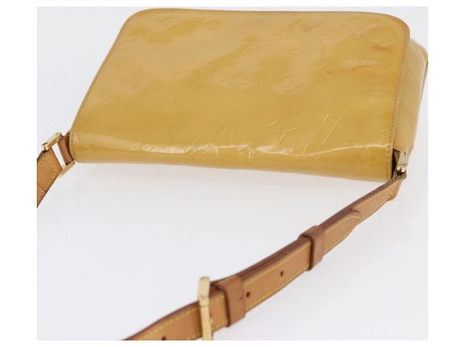 LOUIS VUITTON Bolsa Thompson Street Monogram Vernis Beige M91301 LV Auth LNZ465 - vista 6