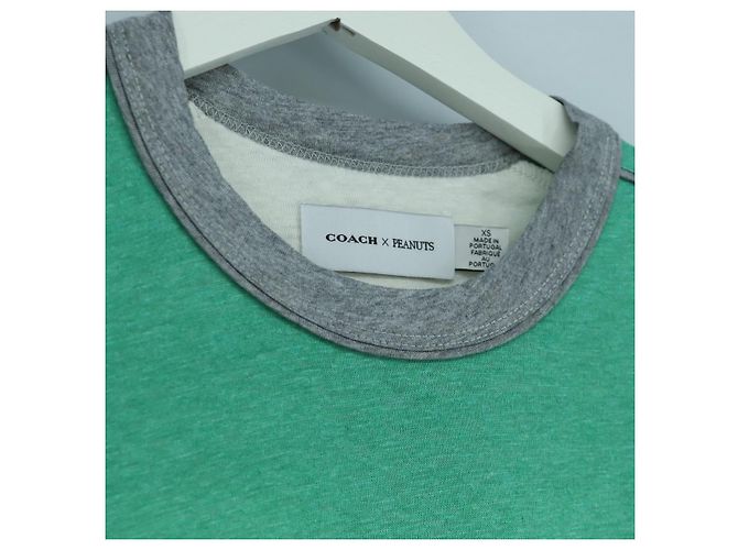 Coach Camiseta de manga corta Snoopy de algodón blanco Auth 166916M - vista 4
