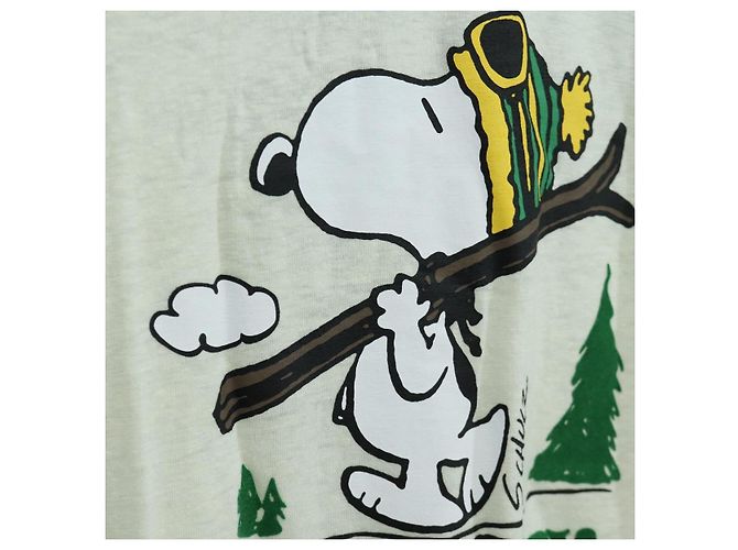 Coach Camiseta de manga corta Snoopy de algodón blanco Auth 166916M - vista 5