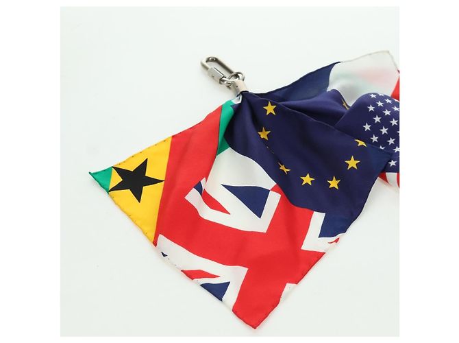 LOUIS VUITTON Bijoux Sac Flags Charm Silk Multicolor MP2485 LV Auth 171534SAM Multiple colors - view 10